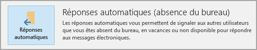 Réponses automatiques