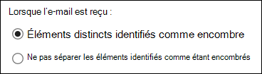 Courrier pêle-mêle dans Outlook sur le web