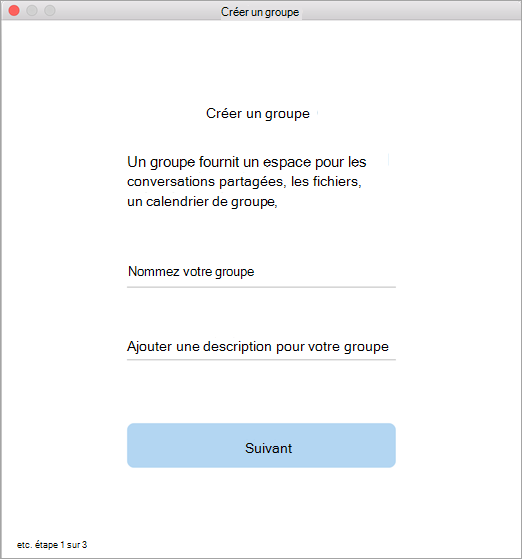 Créer une interface utilisateur de groupe dans Mac