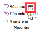 Répondre avec le bouton de réunion dans Outlook classique