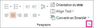 Image du ruban PowerPoint