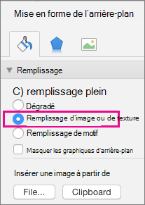PowerPoint pour Mac - Mise en forme de l’arrière-plan