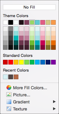 Options de couleur