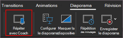 Commencer à répéter