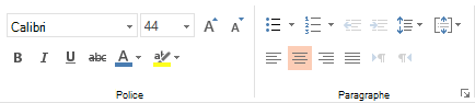 Options de police, de paragraphe et d’alignement dans PowerPoint Online