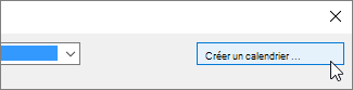 Créer un nouveau calendrier