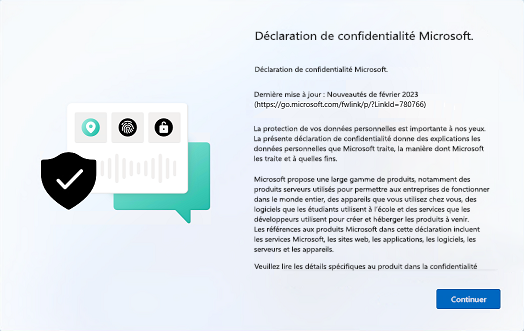 Confidentialité Windows 11