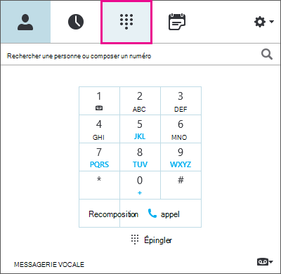 Boîte de dialogue Modifier le numéro de téléphone