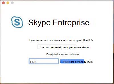 Participer à une réunion en tant qu’invité