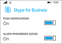 Recevoir des notifications Push et accéder au répertoire de votre téléphone pour trouver des contacts