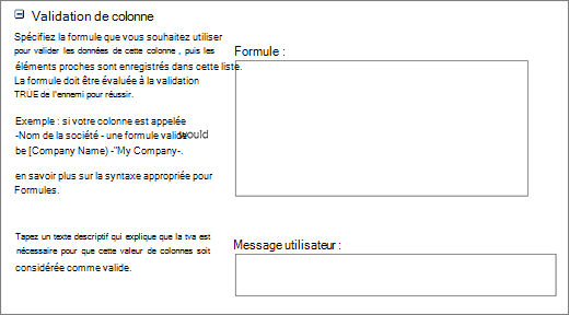 capture d’écran de column-validation-formula