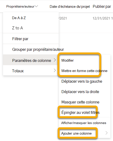 Lorsque vous travaillez en mode hors connexion, les options non disponibles sont grisées. Ces options seront restaurées lorsque vous serez connecté à Internet.