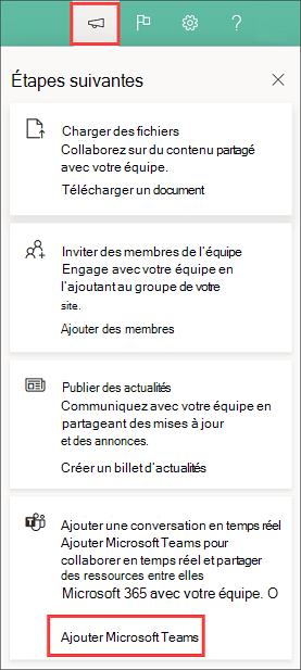 Étapes suivantes