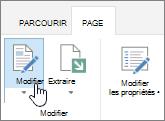 Modifier la page