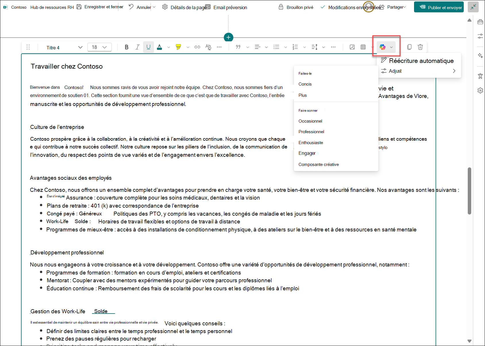 capture d’écran du contenu de la page en polonais