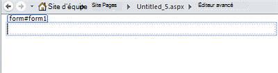 Ajout de pages sur SharePoint Designer 2010
