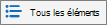 Icône Options d’affichage des listes