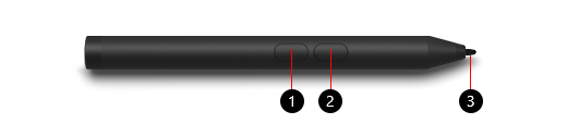 Fonctionnalités du stylet Microsoft Surface Classroom Pen