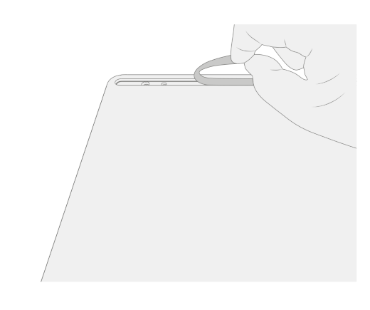 Le pied est retiré en tirant l’extrémité lâche.