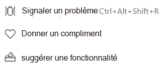 Options de commentaires teams
