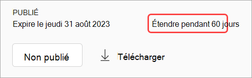 Capture d’écran montrant comment annuler la publication d’un enregistrement de webinaire