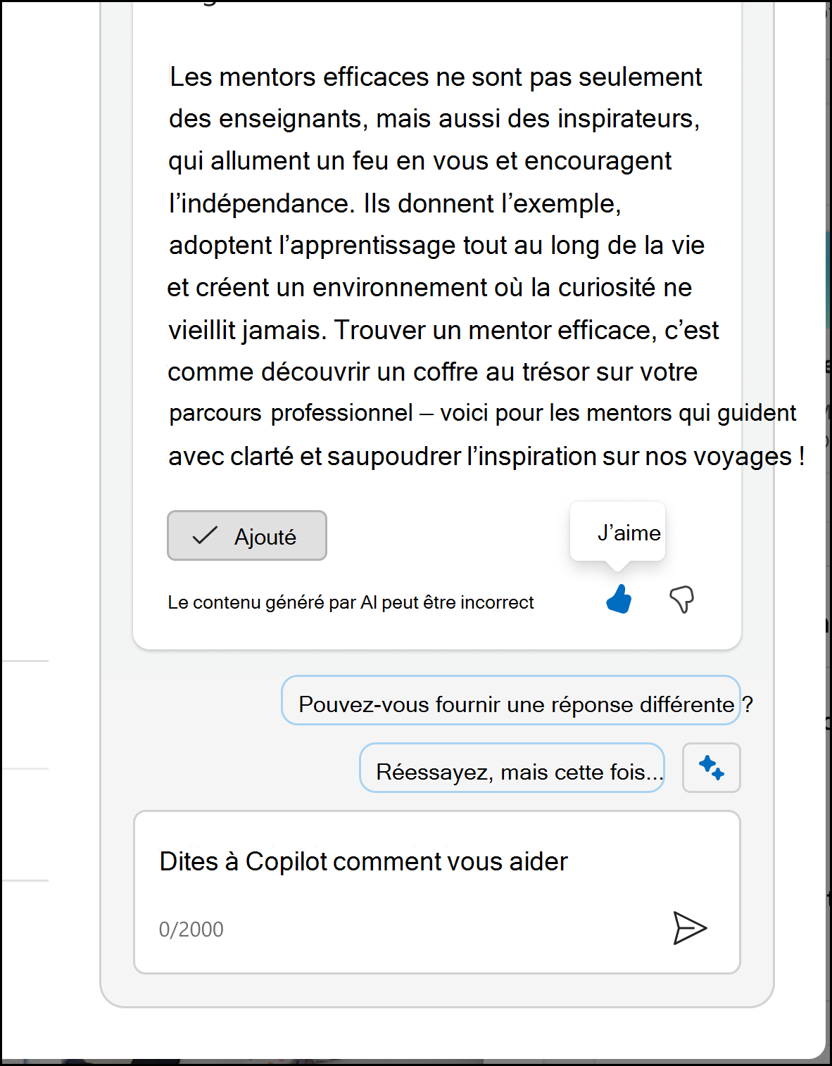 La capture d'écran montre les icônes de pouce que vous utilisez pour déverrouiller le formulaire de commentaires.