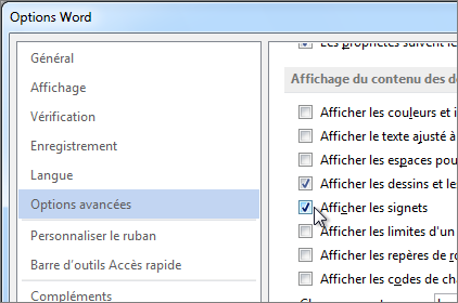 Options Word