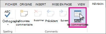 Afficher les commentaires