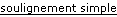 Example of single underline