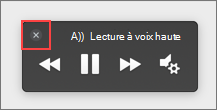 Sélectionnez Arrêter
