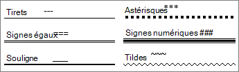 Exemple d’échantillonneur de lignes horizontales
