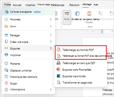Exporter Word_doc to_PDF fichier.