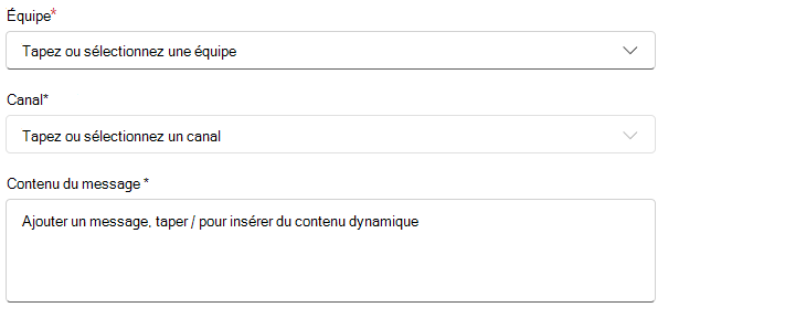 Action - Automatiser les messages et les mises à jour