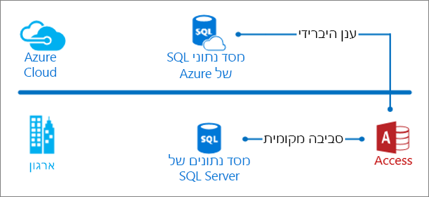 Access בסביבה המקומית ובענן
