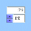דוגמה לפקד ActiveX מסוג לחצן טווח