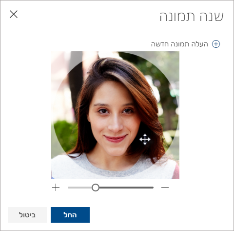 התאם את התמונה ובחר 'החל'