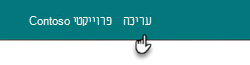 שם כותרת תחתונה ולחצן עריכה