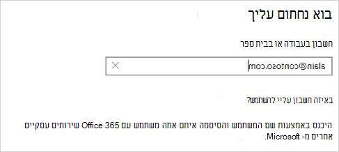 מאפשר לך להיכנס למסך