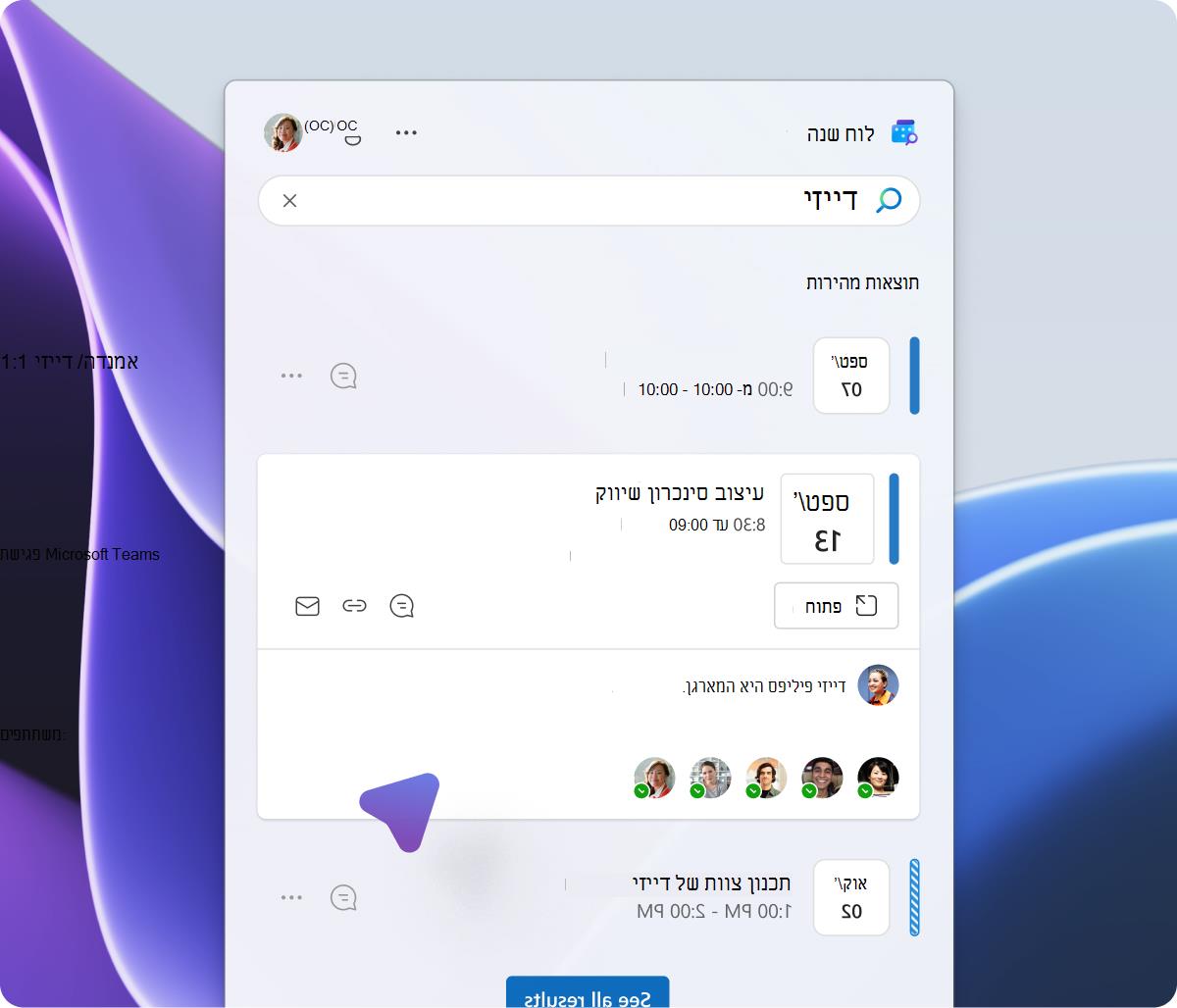 פרטי הפגישה