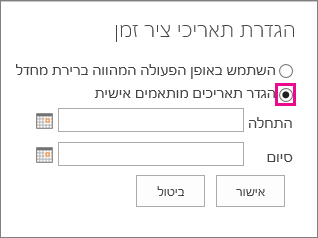 MT07 - תאריכים מותאמים אישית
