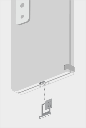 מגש כרטיסי ה- SIM של Surface Duo 2.