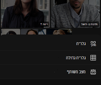 אפשרויות פריסת וידאו