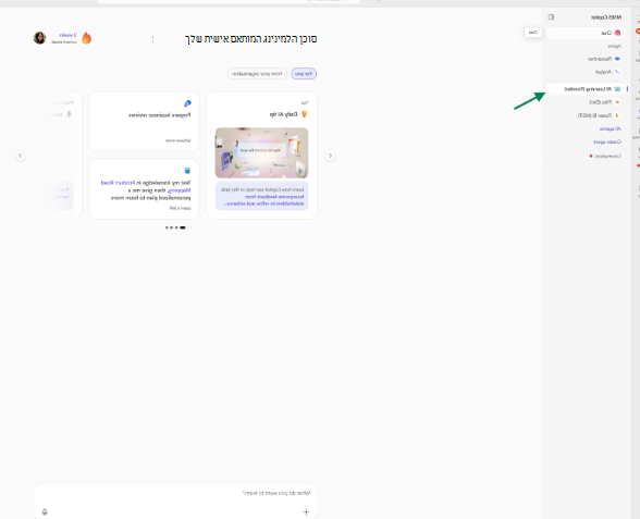 הגדרת סוכן הלמידה הושלמה