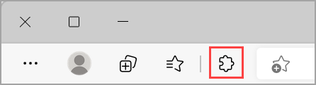 נהל הרחבות מסרגל Microsoft Edge שלך.