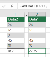 Excel מציג שגיאה כאשר נוסחה מפנה לתאים ריקים