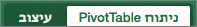 הכרטיסיות 'ניתוח' ו'עיצוב' של PivotTable