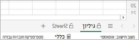 חשיפת הגנה על גיליון