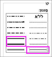 סגנונות קו