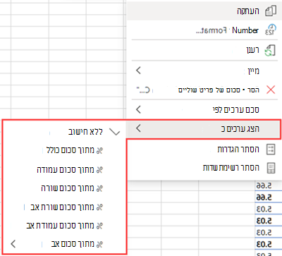 הצג כ