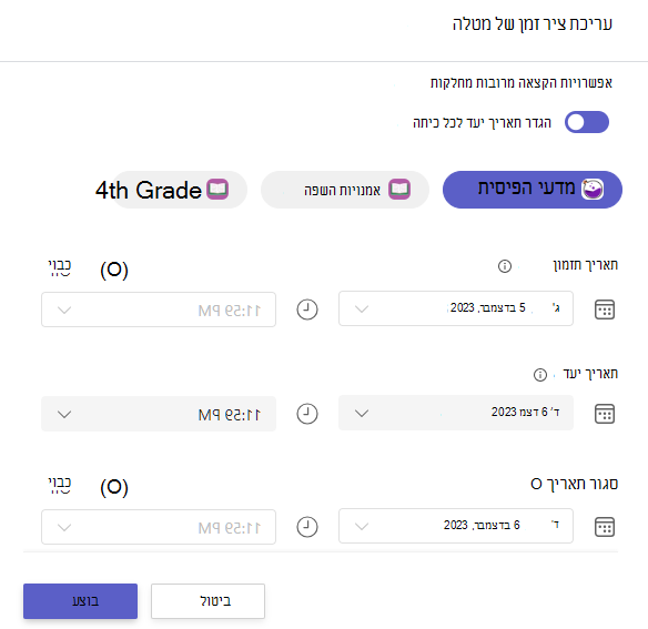 ערוך ציר זמן
